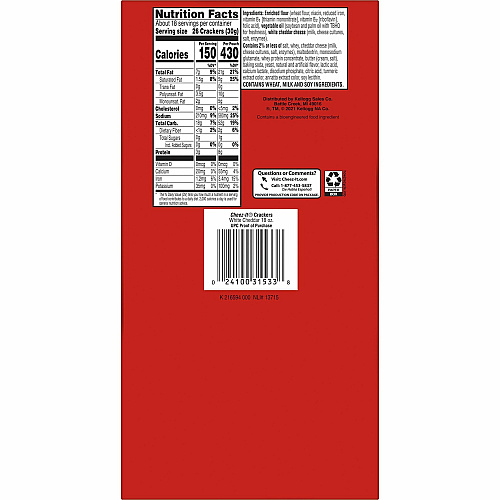 Cheez-It Cheez-It Baked Snack Crackers (31533)