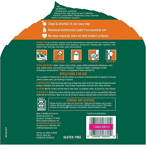 Seventh Generation Disinfecting Cleaner (22813)