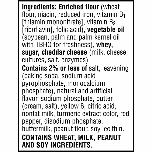 Keebler Cheese and Cheddar Sandwich Crackers (21147)