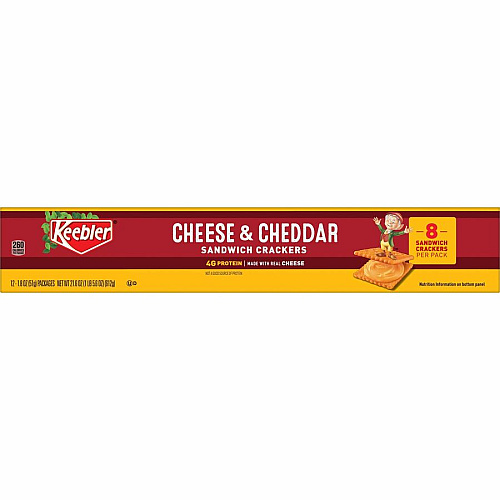 Keebler Cheese and Cheddar Sandwich Crackers (21147)