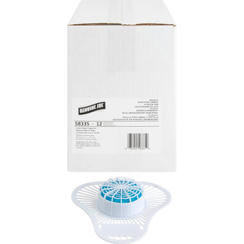 Genuine Joe Non-Para Green Apple Scent Urinal Screen (GJO58335)