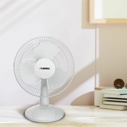 Lorell 12" Oscillating Desk Fan (44551)