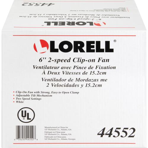 Lorell Clip and Table Fan (LLR44552)