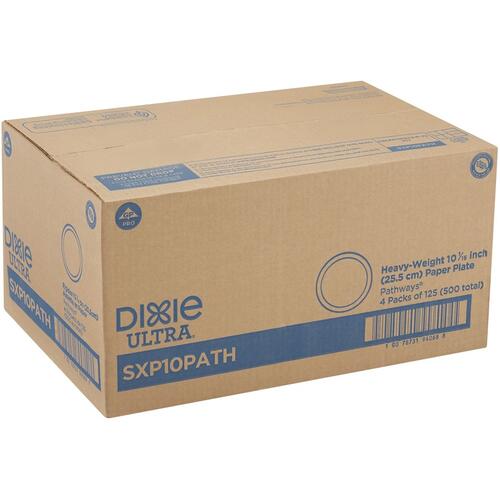 Dixie Ultra Pathways Heavyweight Paper Plates by GP Pro (SXP10PATHCT)