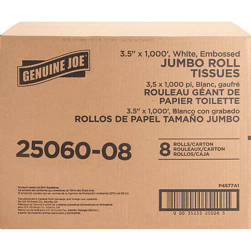 Genuine Joe Jumbo Dispenser Roll Bath Tissue (2506008)