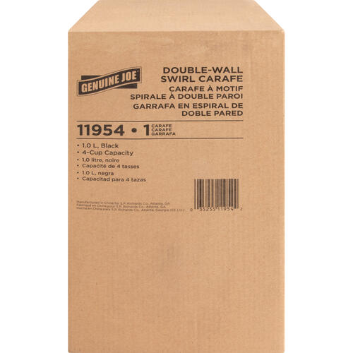 Genuine Joe 1.3L Double Wall Swirl Carafe (GJO11954)