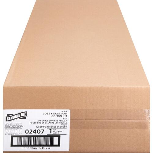 Genuine Joe Plastic Lobby Dust Pan Combo Kit (GJO02407)