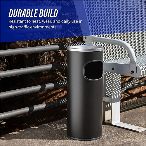 Genuine Joe Fire-safe 3-Gallon Ashtray Receptacle (58884)