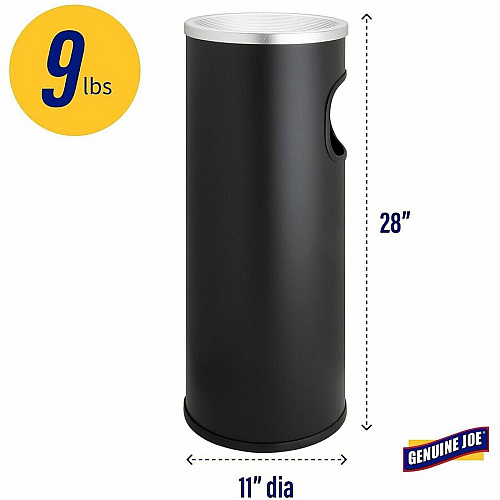 Genuine Joe Fire-safe 3-Gallon Ashtray Receptacle (58884)