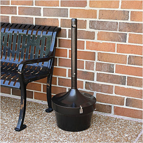Genuine Joe 4.25 Gal Fire-safe Smoking Receptacle (58891)