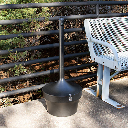 Genuine Joe 4.25 Gal Fire-safe Smoking Receptacle (58891)