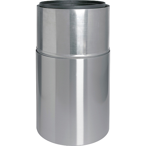 Genuine Joe Classic Cylinder 2-Piece Waste Receptacle (58893)