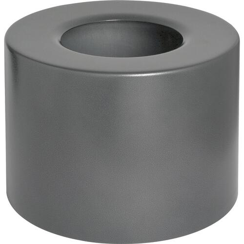 Genuine Joe Classic Cylinder Gray Waste Receptacle (GJO58894)