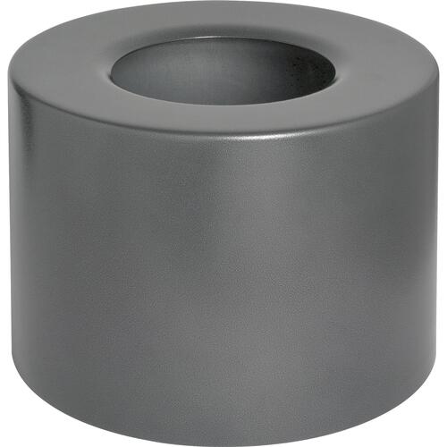 Genuine Joe Classic Cylinder Gray Waste Receptacle (GJO58894)