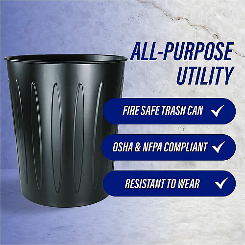 Genuine Joe 6-gallon Fire-safe Trash Can (58897)
