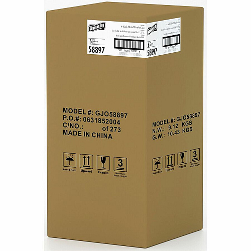 Genuine Joe 6-gallon Fire-safe Trash Can (58897)