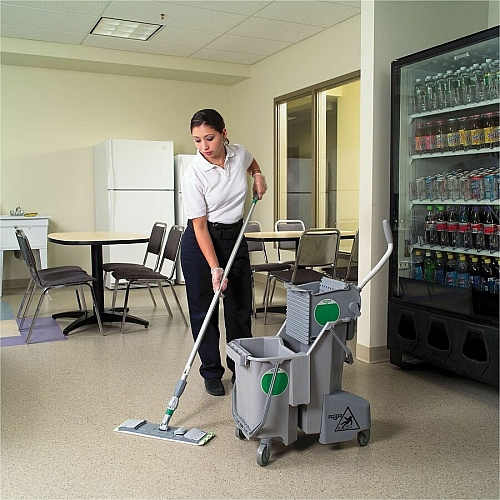 Unger SmartColor Dual-Compartment Mop Bucket (COMBG)