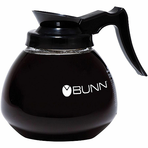 BUNN 64 oz. Black Handle Glass Decanter (424000101)