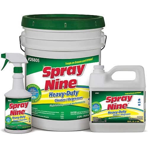 Spray Nine Heavy-Duty Cleaner/Degreaser w/Disinfectant (26801)