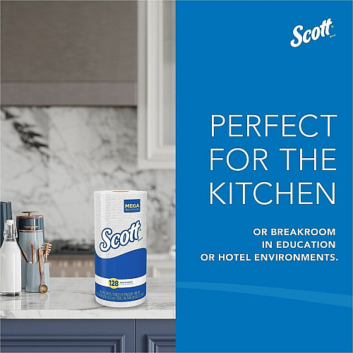 Scott Kitchen Paper Towels with Fast-Drying Absorbency Pockets (41482)