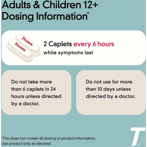 Tylenol Extra Strength Caplets (44910)