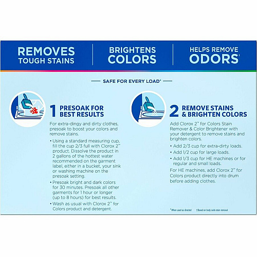Clorox for Colors Stain Remover and Color Brightener Powder (03098)