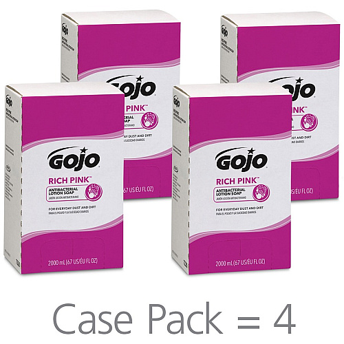 GOJO Rich Pink Antibacterial Lotion Soap Refill (722004)