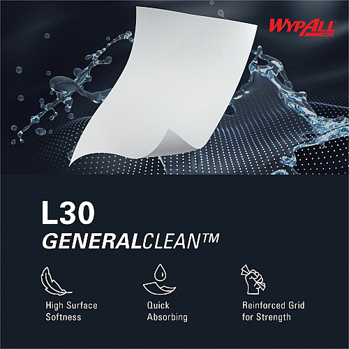 Wypall GeneralClean L30 Heavy Cleaning Towels (05843)