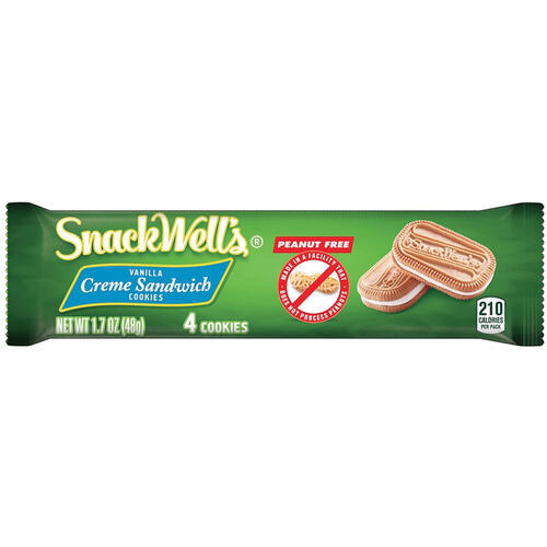 Snackwells Nabisco SnackWell's Vanilla Creme Sandwich Cookies