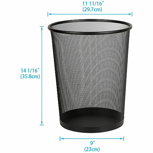Lorell Mesh Waste Bin (52770)