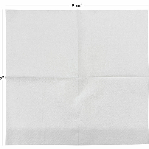 Genuine Joe Quad-fold Square Beverage Napkins (11252)