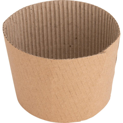 Genuine Joe Protective Corrugated Hot Cup Sleeves (GJO19049PK)