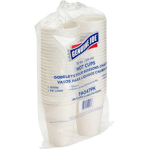 Genuine Joe 12 oz Disposable Hot Cups (19047CT)