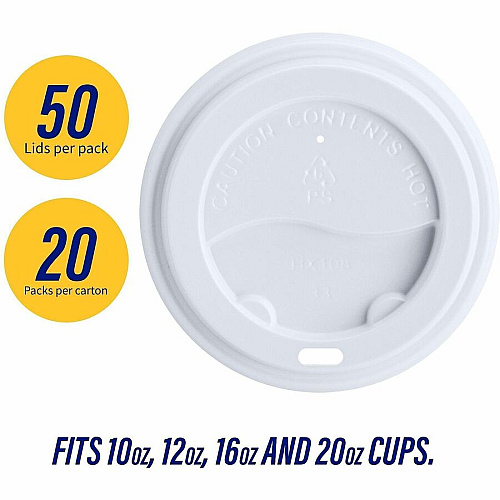 Genuine Joe Hot Cup Protective Lids (11259CT)