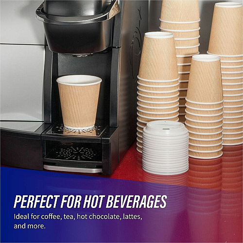 Genuine Joe 10 oz Rippled Hot Cups (11256CT)