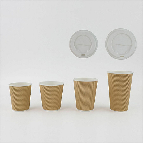 Genuine Joe 10 oz Rippled Hot Cups (11256CT)