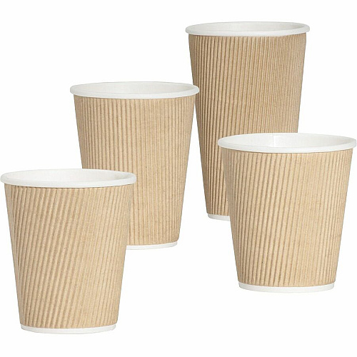 Genuine Joe 10 oz Rippled Hot Cups (11256CT)