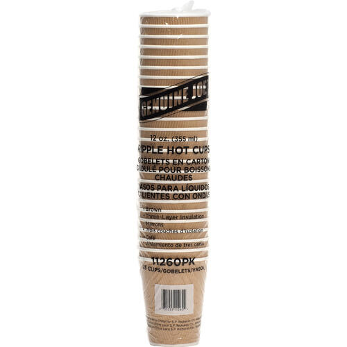 Genuine Joe Ripple Hot Cups (GJO11260PK)