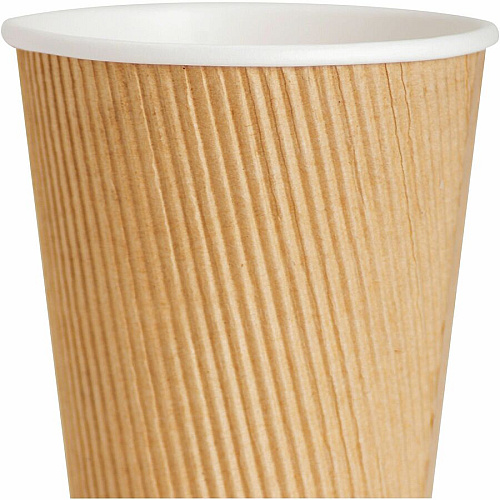 Genuine Joe 8 oz Rippled Hot Cups (11255CT)