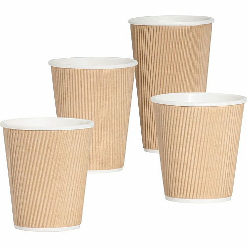 Genuine Joe 16 oz Rippled Hot Cups (11257)