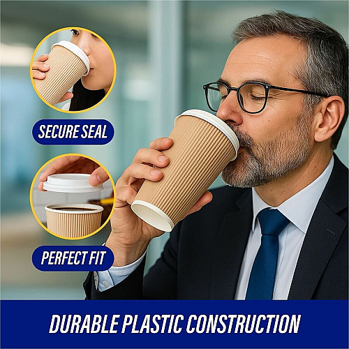 Genuine Joe Hot Cup Protective Lids (11259)