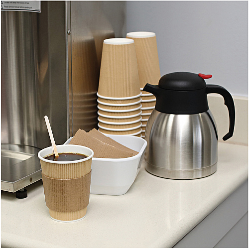 Genuine Joe Protective Corrugated Cup Sleeves (19049)