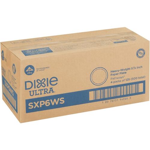 Dixie Ultra Pathways Heavyweight Paper Plates by GP Pro (SXP6WSCT)