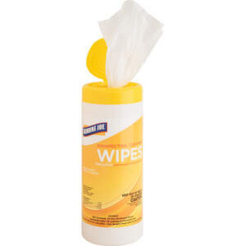 Genuine Joe Lemon Scent Disinfecting Cleaning Wipes (GJO14140EA)