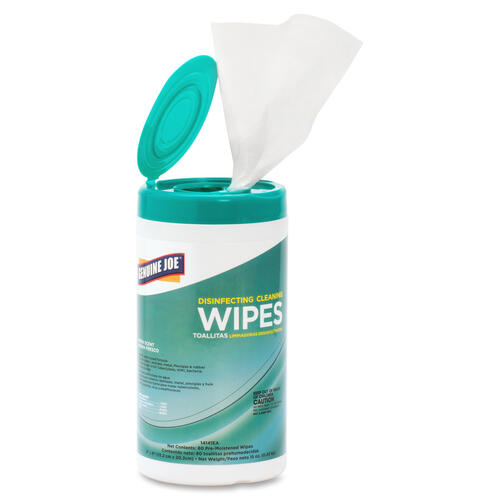 Genuine Joe Fresh Scent Disinfecting Cleaning Wipes (GJO14141CT)