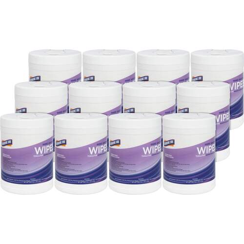 Genuine Joe Lemon Scent Hand Sanitizing Wipes (GJO14144EA)