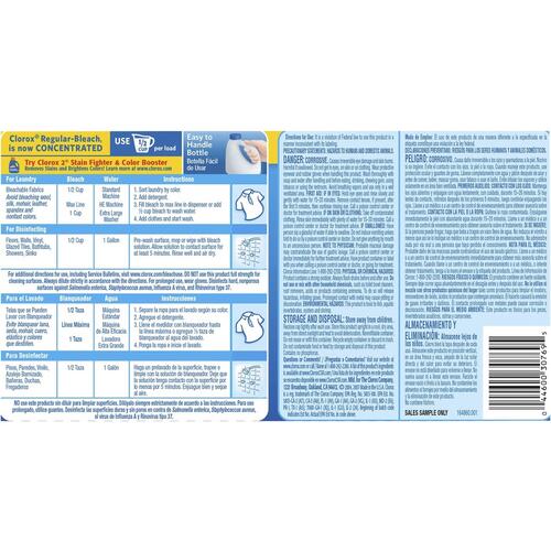 Clorox Regular-Bleach Concentrated (30769EA)