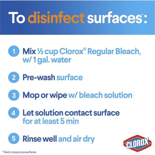 Clorox Regular-Bleach Concentrated (30769EA)