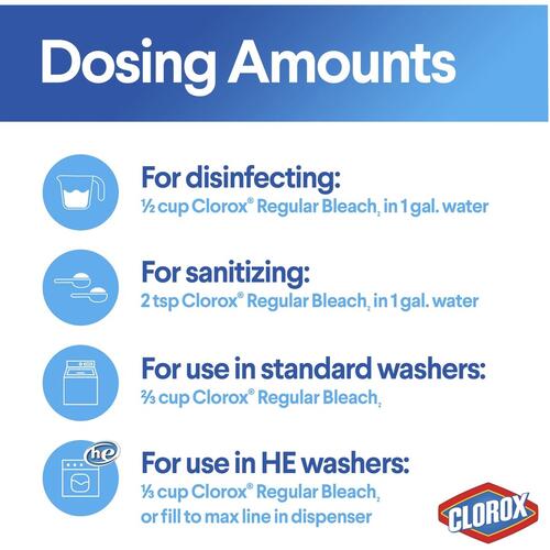 Clorox Regular-Bleach Concentrated (30769EA)