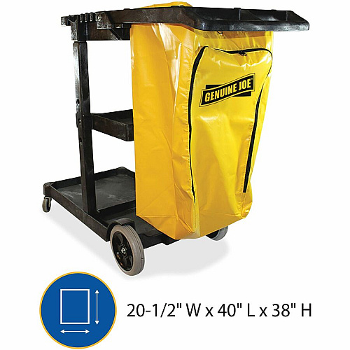 Genuine Joe Workhorse Janitor's Cart (02342)